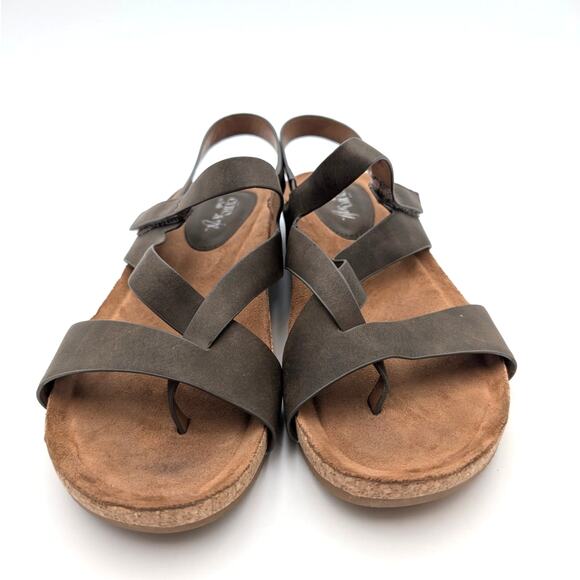 Eurosoft by Sofft Gianetta Ankle Strap Sandal Women's Mocha Size US7.5M EU38 - Picture 2 of 11